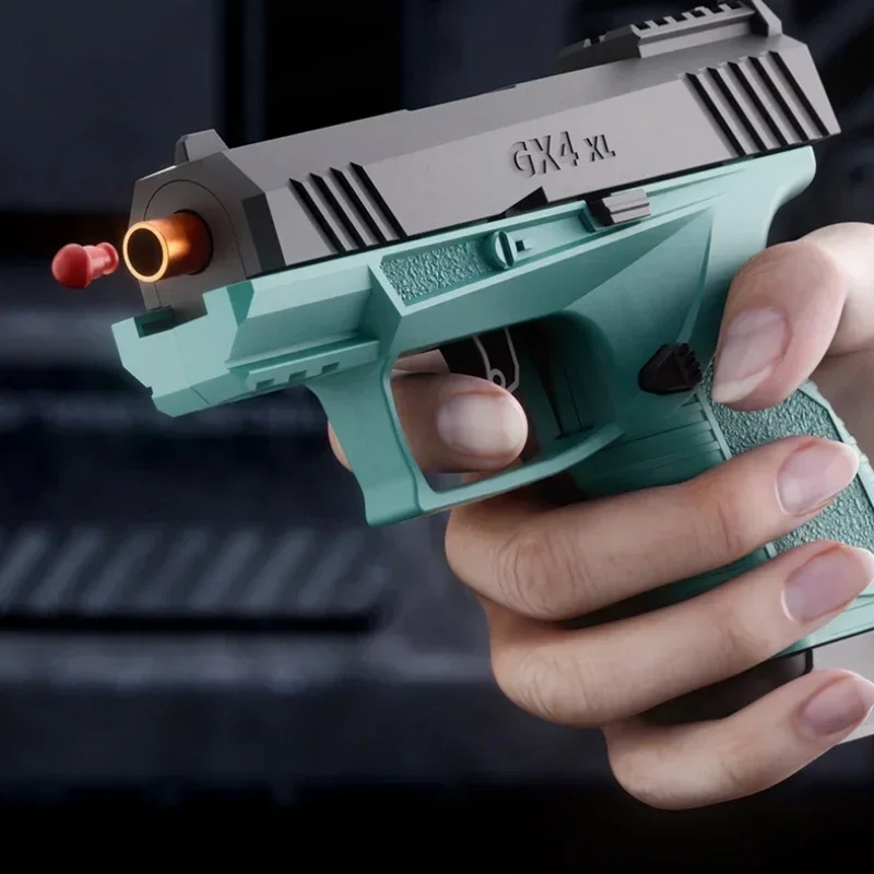 Realistic Blowback Toy Pistols with shell ejection, designed for immersive shooting play.